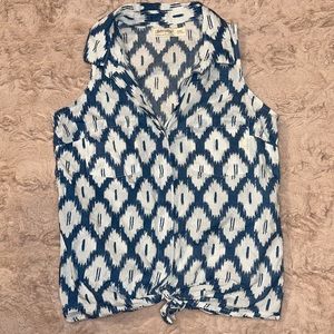 Faded Glory size S (4-6) sleeveless blouse